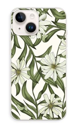 White flower pattern