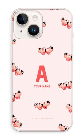 Rosy Butterflies Monogram