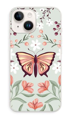 Butterfly in a floral world