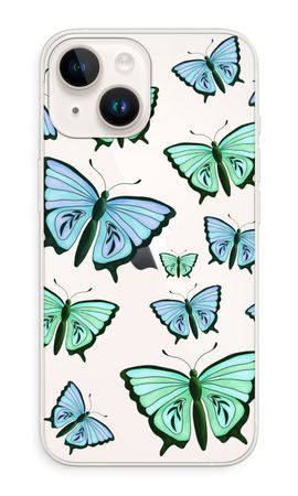 Blue & Green Butterflies