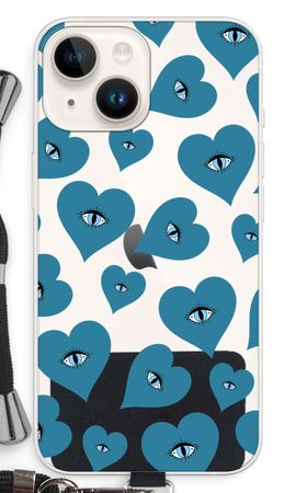 Blue heart eyes