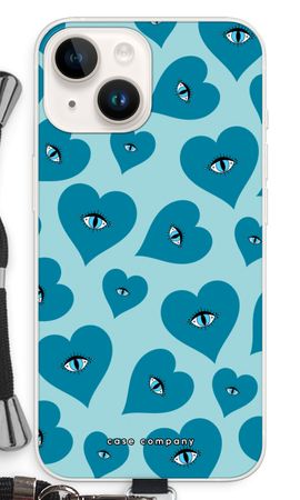 Blue heart eyes