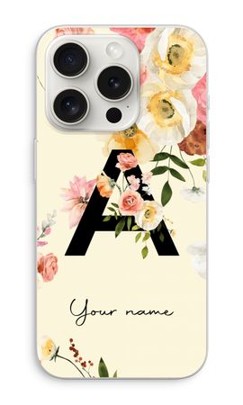 Flirty Flowers Monogram