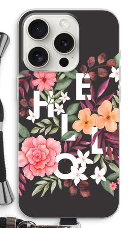 Hello in flowers