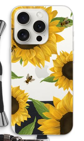 Sunflower and bees