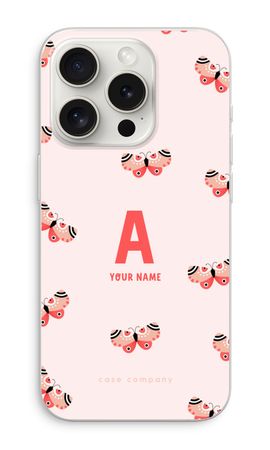 Rosy Butterflies Monogram