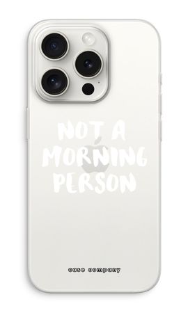 Morning person