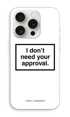 Don't need approval