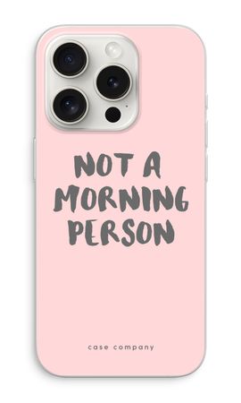 Morning person