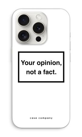 Your opinion