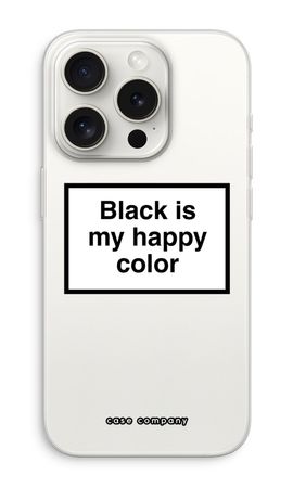 Black is my happy color