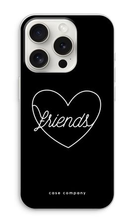 Friends heart black