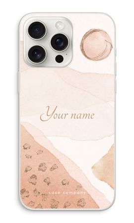 Gold Lines Namecase - Blush