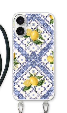 Piastrelle blu e limoni