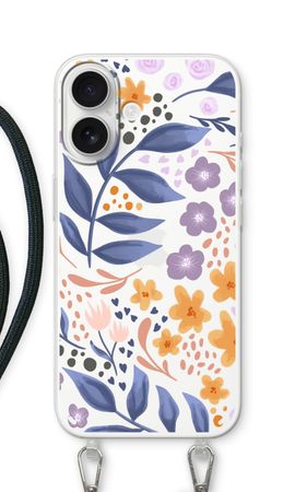 Flowers with blue leaves