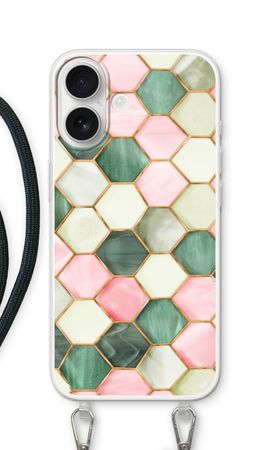 Esagoni in vetro colorato