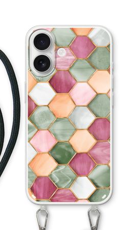 Esagoni in vetro colorato