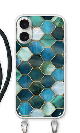 Esagoni in vetro colorato