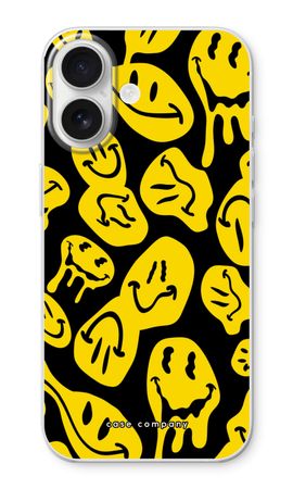 Melting smiley - Yellow