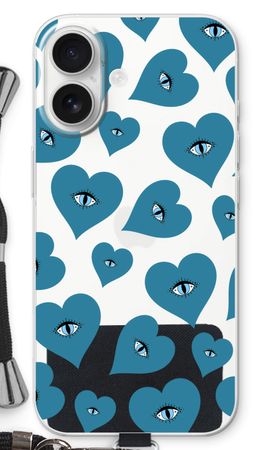 Blue heart eyes