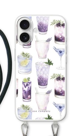Violet cocktails