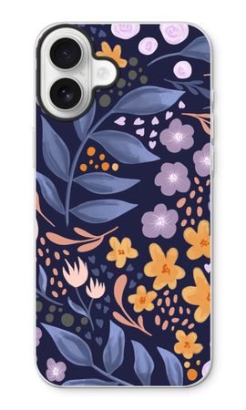 Flowers with blue leaves