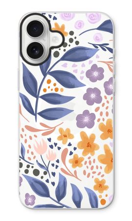 Flowers with blue leaves