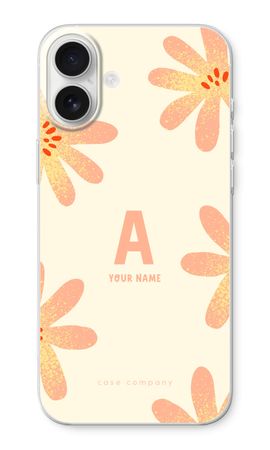 Peach Blossom Monogram
