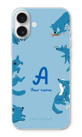 Playful Dogs Monogram