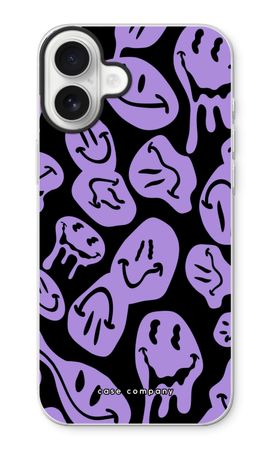 Melting Smiley - Purple