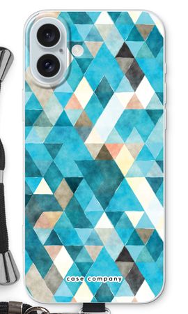 Coloured triangles blue