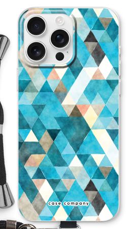 Coloured triangles blue