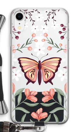 Papillon dans un monde floral