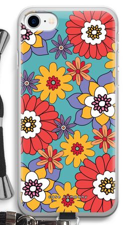 Retro Flowers - Blue