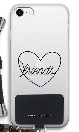 Friends heart black