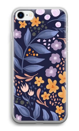 Flowers with blue leaves