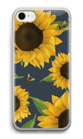 Sunflower and bees