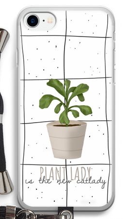 Houseplant on windowpane