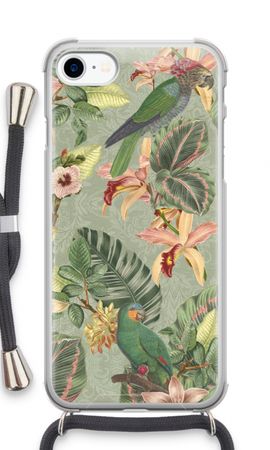 Tropical jungle parrot