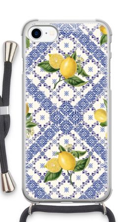 Blue tiles and lemons