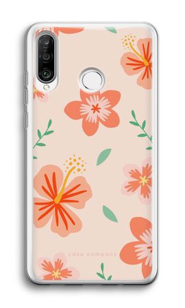 Tropical Pink Flowers