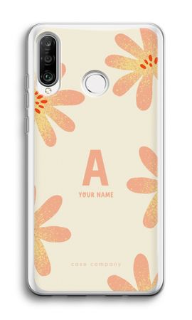 Peach Blossom Monogram