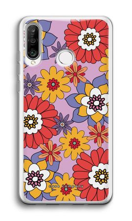 Retro Flowers - Purple