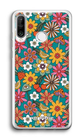 Retro Flowers N°2 - Blue