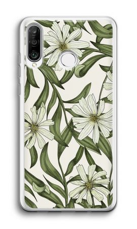 White flower pattern