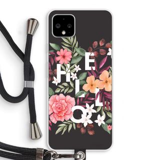 Hello in flowers
