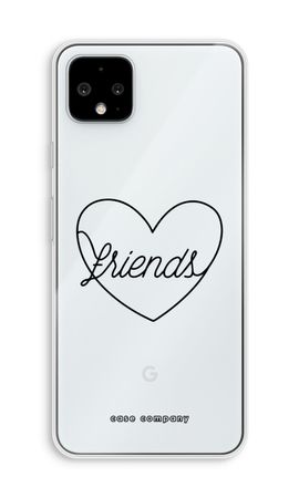 Friends heart black