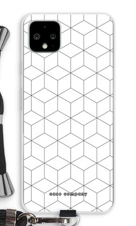 Cubes black and white