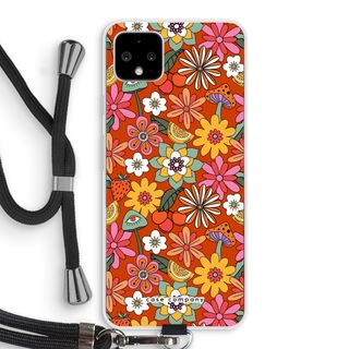 Retro bloemen - Rood