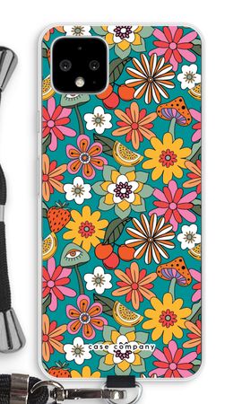 Retro Bloemen N°2 - Blauw